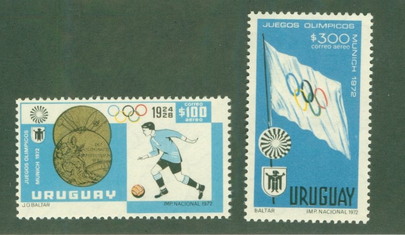 URUGUAY C387-8 MNH CV $3.50 BIN $2.00