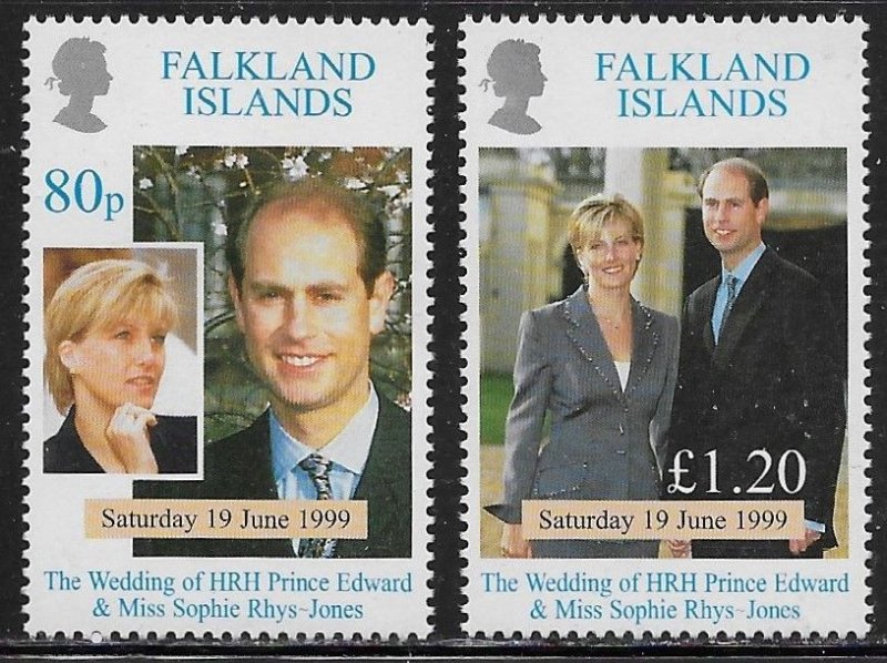 Falkland Islands Scott #'s 729 - 730 MNH