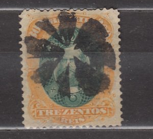 J42278 JL Stamps 1878 brazil used #78 fancy cancel