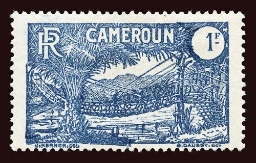 CAMEROUN Scott #198 1925 suspension bridge unused HR