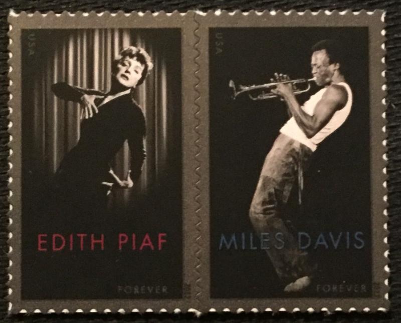 US #4692-4693 MNH Pair Edith Piaf/Miles Davis SCV $2.00