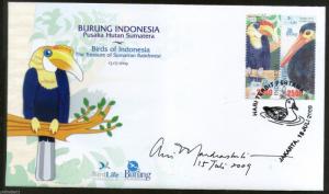 Indonesia 2009 Birds Duck Treasure of Sumatran Rainforest Fauna Animal FDC #6045