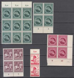 Germany - 1938/1944 stamp lot - MNH