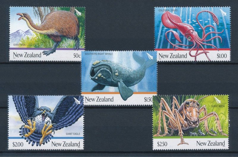 [111927] New Zealand 2009 Marine life whale squid Birds v�gel  MNH