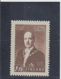 Finland  Scott#  234  MNH  (1941 Pres, Risto Ryti)