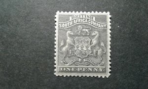 Rhodesia #2 mint hinged e206 9950