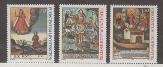 Liechtenstein Scott #1209-1210-1211 Stamps - Mint NH Set