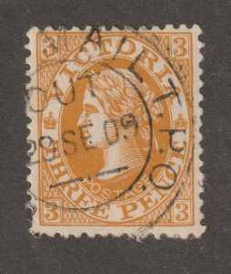 EDSROOM-16290 Australia-Victoria Mail T.P.O. 222 Used SON 9/29/1909