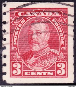 CANADA 1935 KGV 3c Scarlet Imp x 8 SG353 Fine Used