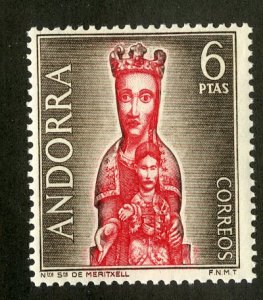 SPANISH ANDORRA 57 MH SCV $2.75 BIN $1.40 ART