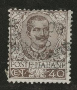 Italy Scott 83 1901 40c stamp CV$8.25