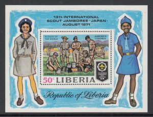 Liberia C188 Scouts Souvenir Sheet MNH VF