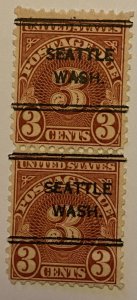 United States 1917-1931 Precancel Postage Due 121 Mint Stamps Lot