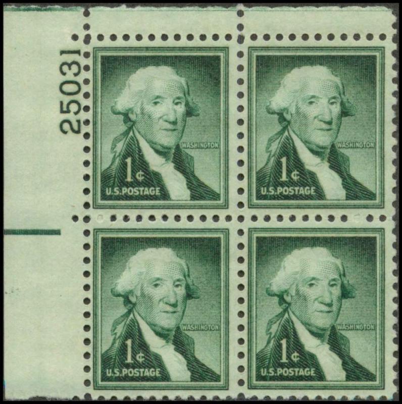 1031b MNH Plate Block