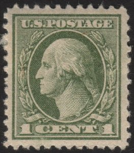 1918, US 1c, Washington, MHH, Well centered, Sc 525