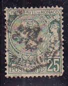 Monaco:SC#20-used-25c green Prince  Albert I-