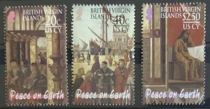 BRITISH VIRGIN ISLANDS 2003 XMAS SET SG1138/1139 UNMOUNTED MINT