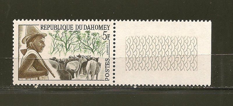 Dahomey 162 Herdsman With Tab MNH