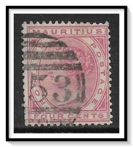 Mauritius #72 Queen Victoria Used