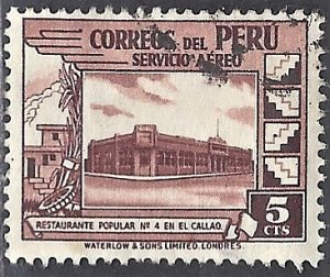 PERU #C49, USED AIRMAIL , 1938 - PERU075