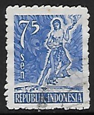 Indonesia # 384 - Mythological Hero - used  -{GR46}