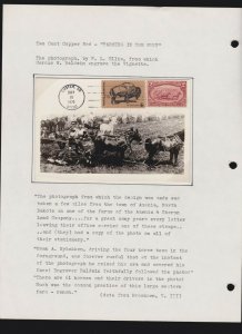 US Stamp Images Cattle in the Storm Drawing & Farming in the West RPC Postcard