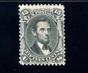 USAstamps Unused US 1866 Lincoln Scott 77 OG MHR SCV $5,000