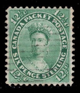 MOMEN: CANADA STAMPS SC # 18 1859 USED VF+ LOT #69030*