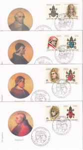 1998 - VATICAN - Scott #1065-1072 - FDC