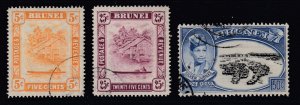 Brunei Lot - #22, 30, 78 - SCV $40.60