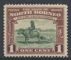 North Borneo Scott 193 - SG303, 1939 Buffalo 1c MH*