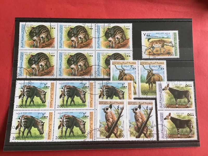 Wild Animals Cancelled Stamps R39214 