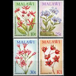 MALAWI 1987 - Scott# 506-9 Wild Flowers Set of 4 LH