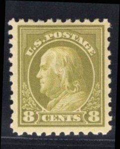 MOMEN: US STAMPS #431 8c P10 MINT OG H LOT #78492-8