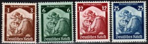 Germany #448-51  F-VF Unused  CV $10.20 (X257)