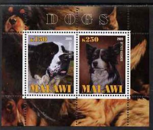 MALAWI - 2009 - Dogs #2 - Perf 2v Sheet - MNH - Private Issue