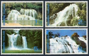 Thailand 918-921,hinged.Mi 942-945. Waterfalls 1980.Sai Yok,Punyaban,Heo Suwat,