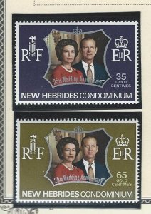 New Hebrides British mh   sc 169-170