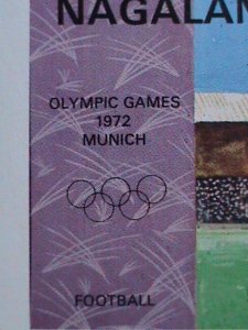 NAGALAND-1972 OLYMPIC GAMES MUNICH'72-SCOUT DAYS OVPT. WITH LOCO MNH IMPERF