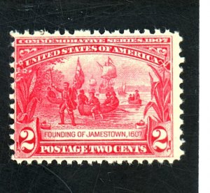 329 MINT FVF OG NH Cat $80