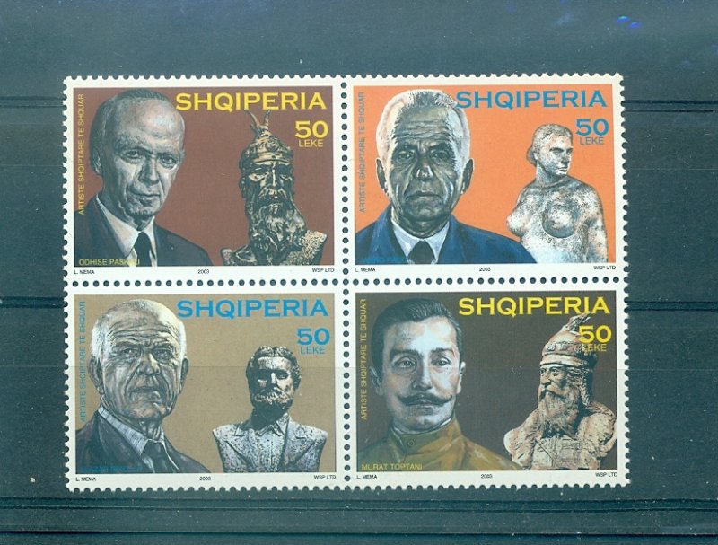 Albania - Sc# 2720. 2003 Sculptors. MNH. Block. $4.00.