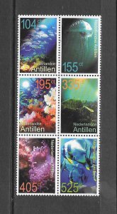 FISH - NETHERLANDS ANTILLES #1155 MARINE LIFE  MNH