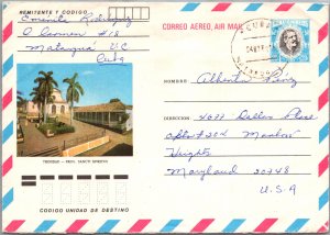 CUBA YRS'1940-90 GENERAL ISSUE POSTAL HISTORY AIRMAIL STATIONERY COVER A...