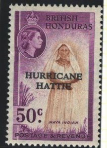 British Honduras Sc#166 MH