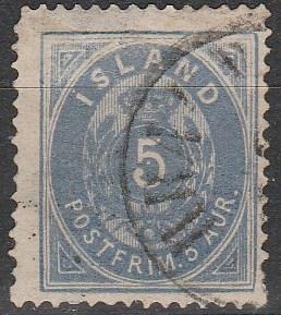 Iceland #9 F-VF Used CV $1200.00 (D2106)