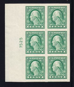 #408 Plate block of 6 NH