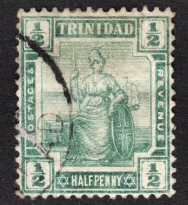 Trinidad and Tobago Scott 12 wtmk 4 Fine used. FREE...