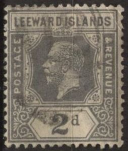 Leeward Islands 68 (used) 2p George V, gray (1922)