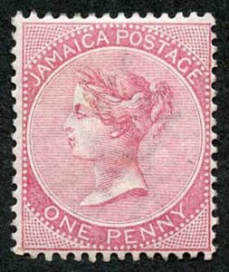 Jamaica SG18 1883-97 1d Rose Wmk Crown CA M/M