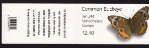 2006 Common Buckeye butterfly BK301 24c booklet of 10 complete as issued